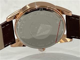 Toro Luna Aficionado | Rose Gold tone Stainless with Black Dial | Brown Crocodil